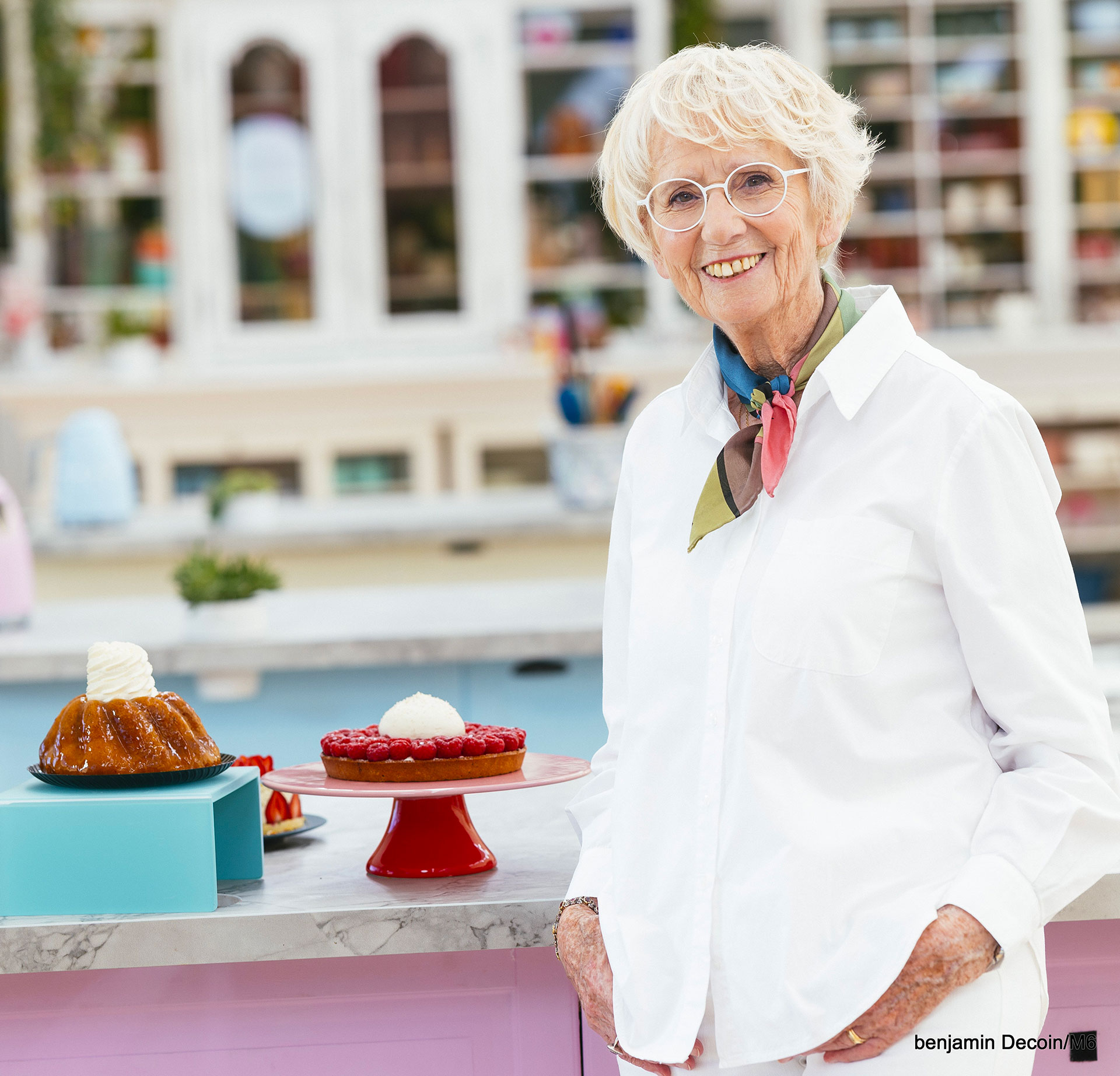 Mercotte jurée dans l’émission Le Meilleur Pâtissier sur M6